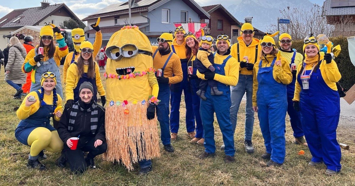 Minions Puachstoana - Faschingsumzug Elsbethen